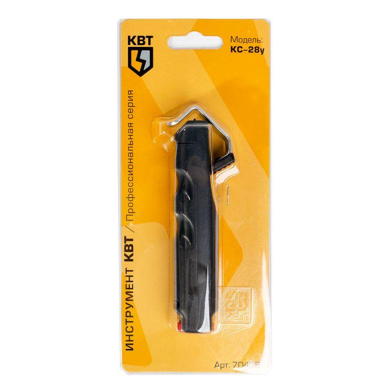  Инструмент для снятия изоляции КС-28у КВТ 70438 фото в каталоге от BTSprom.by