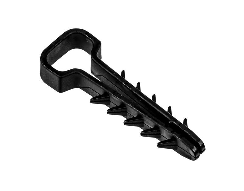 дюбель-хомут pcd-f 06х12-45-100bl для плоского кабеля pa6.6 (уп.100шт) jazzway 5055001 от BTSprom.by
