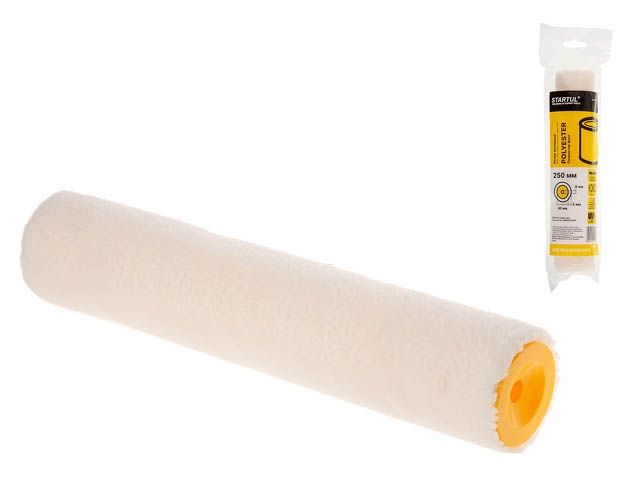 ролик "polyester" 40-250мм под ручку 8мм бежевый startul profi (ворс 5 мм, нанесение всех видов лака, филт, полиэстер, велюр) st0246-25 от BTSprom.by