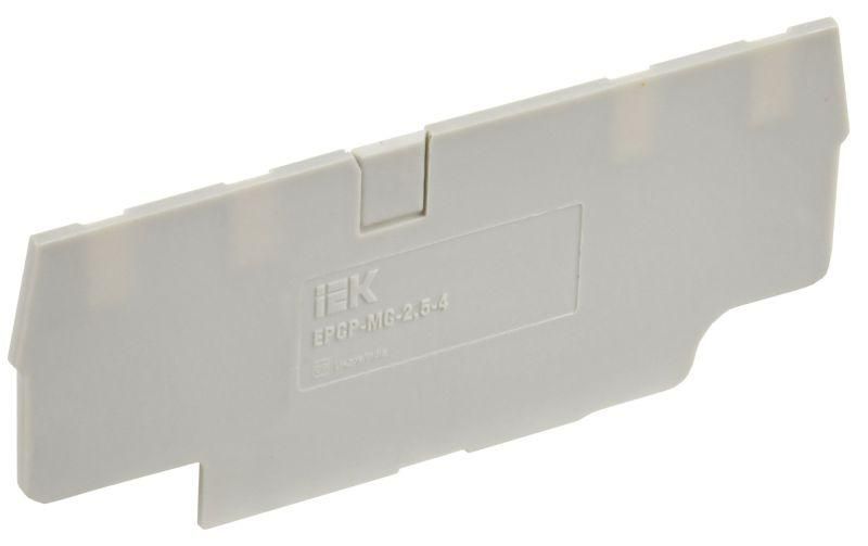 заглушка для cp-mc 4 вывода 2.5кв.мм сер. iek yct22-00-4-k03-002-zgl от BTSprom.by