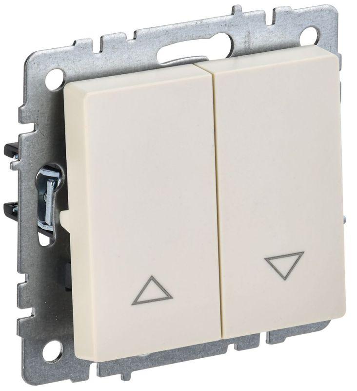 выключатель жалюзи сп brite вс10-1-5-бркр 10а механизм беж. iek br-v15-0-10-k10 от BTSprom.by