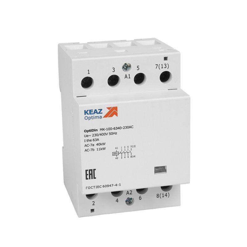 контактор модульный optidin mk-100-6340-230ac кэаз 321191 от BTSprom.by