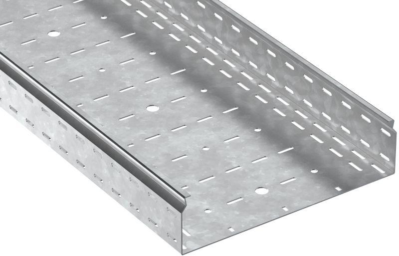 Лоток листовой перфорир. 100х400 L2500 сталь 2.0мм HDZ ESCA 7 IEK CLP10-100-400-200-D25-HDZ от BTSprom.by