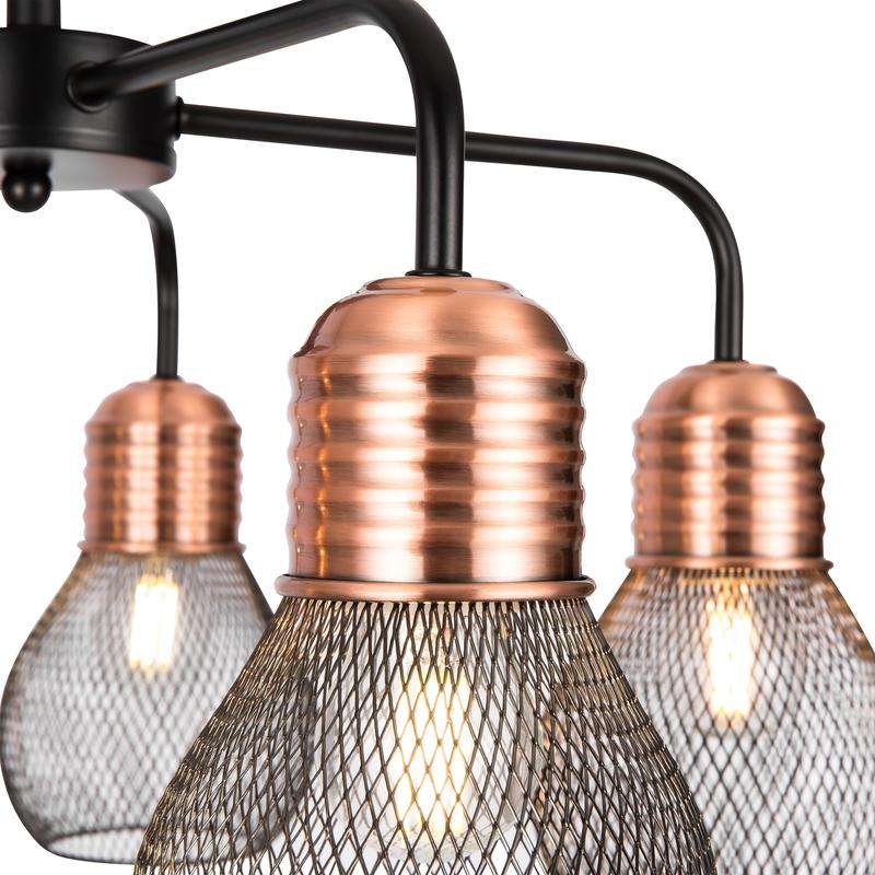  Светильник Agata 60Вт E27х5 IP20 потолочн. Freya FR4011CL-05BBS фото в каталоге от BTSprom.by