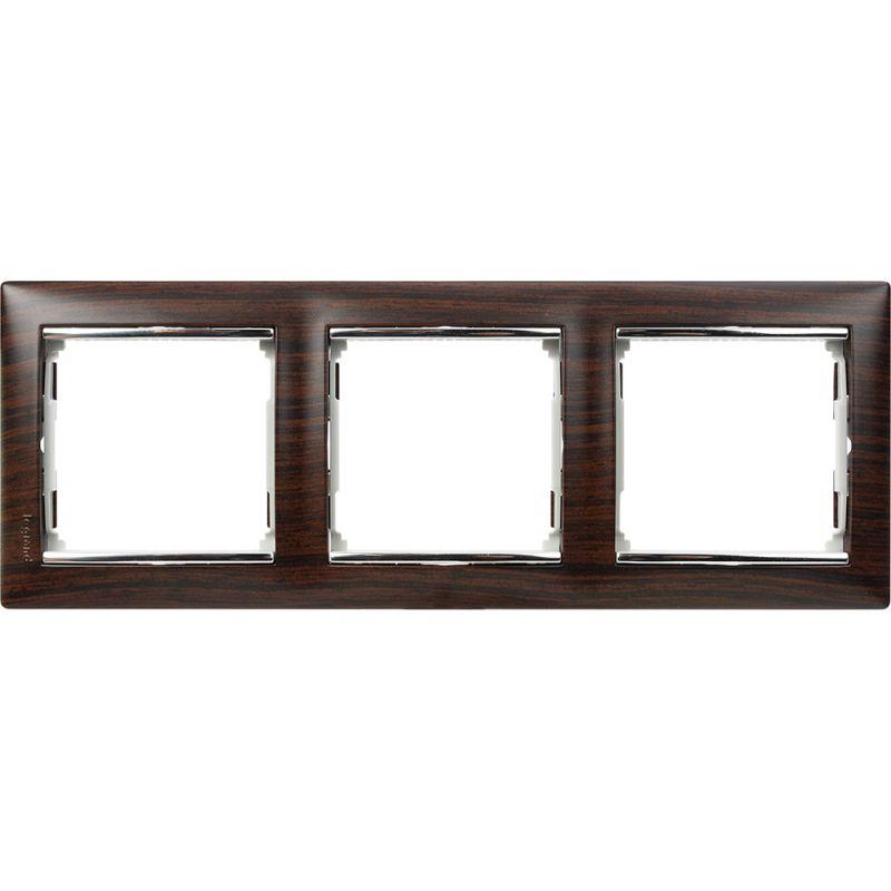 рамка 3-м valena горизонт. ноктюрн/сереб. leg 770393 от BTSprom.by