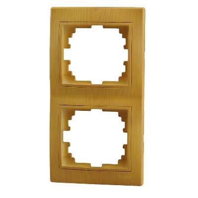 рамка 2-м mira вертикал. ольха lezard 701-0701-152 от BTSprom.by