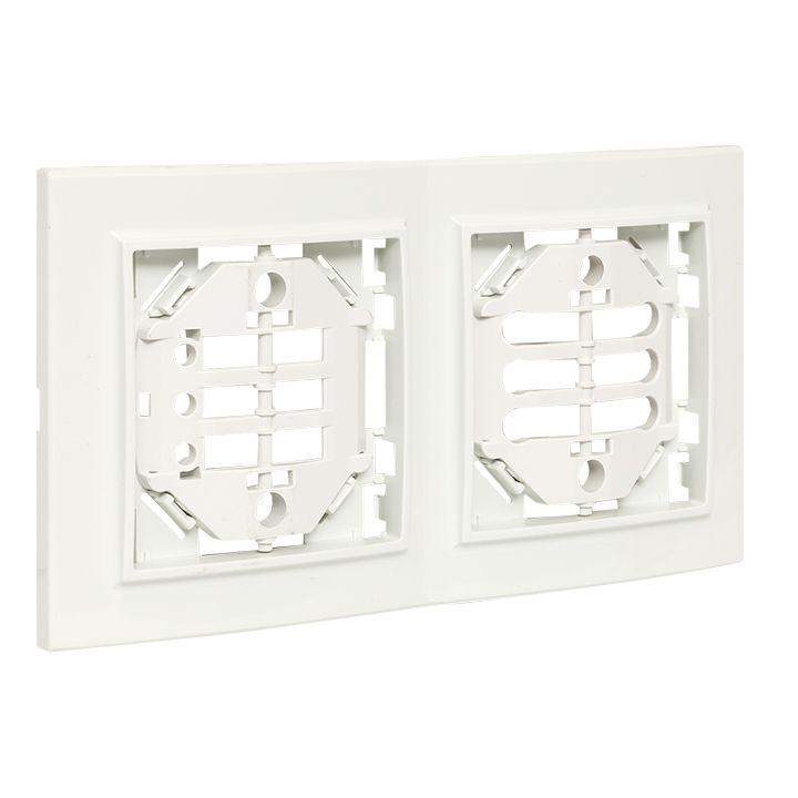 рамка 2-м минск вертикальная бел. basic ekf erm-g-312-10 от BTSprom.by