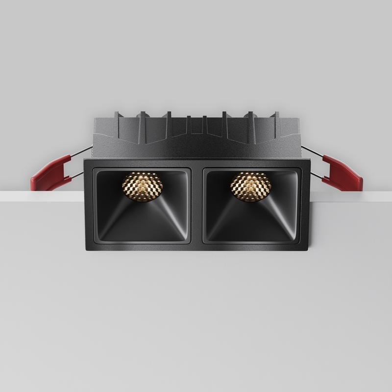  Светильник Alfa LED 10Вт 3000К 50град. встраив. Maytoni DL043-02-10W3K-SQ-B-1 фото в каталоге от BTSprom.by