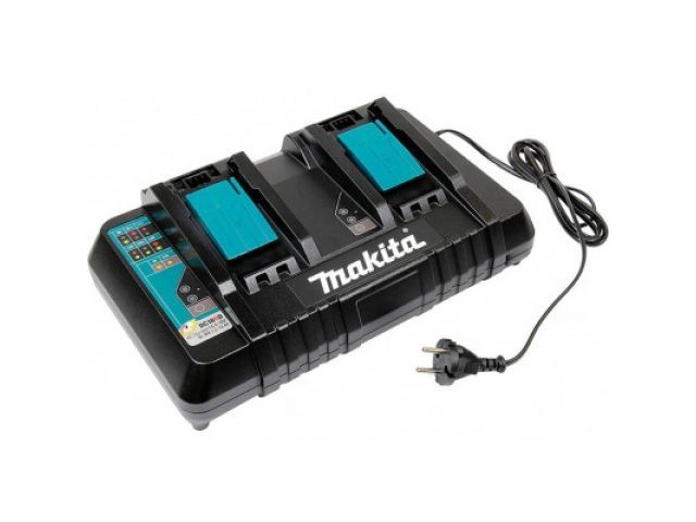 зарядное устройство makita dc18rd (14.4 - 18.0 в, быстрое двухпортовое (lxt 18в)) 630876-7 от BTSprom.by
