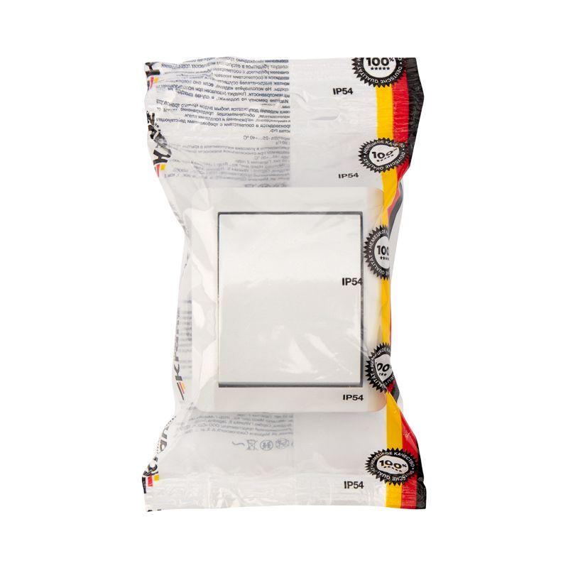  Выключатель 1-кл. ОП INDUSTRIAL IP54 бел. Kranz KR-78-0834 фото в каталоге от BTSprom.by