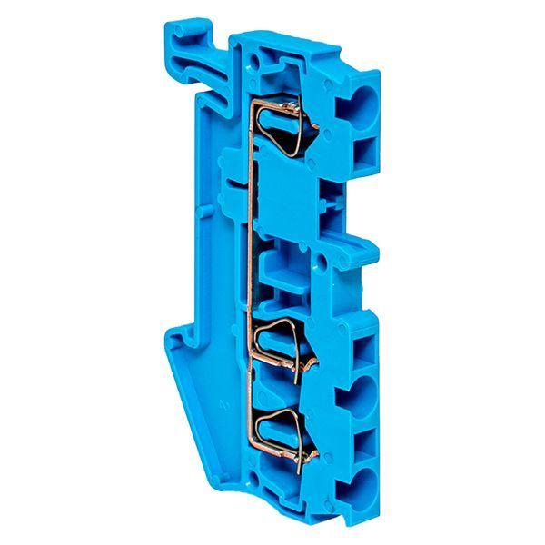 колодка клеммная st-2.5 28а 3 вывода пружинная син. ekf plc-jxb-st-2.5-3-blue от BTSprom.by