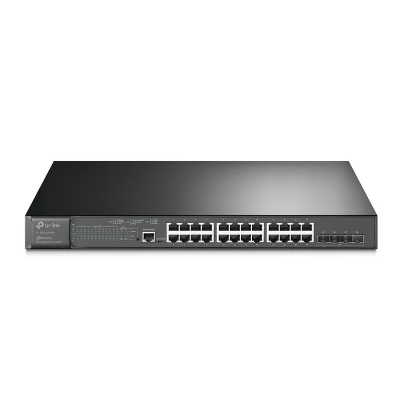 коммутатор tl-sg3428xmp jetstream 24-портовый гигабитный управляемый poe+ уровня 2+ с 4 sfp+ слотами 10ge tp-link 1814770 от BTSprom.by