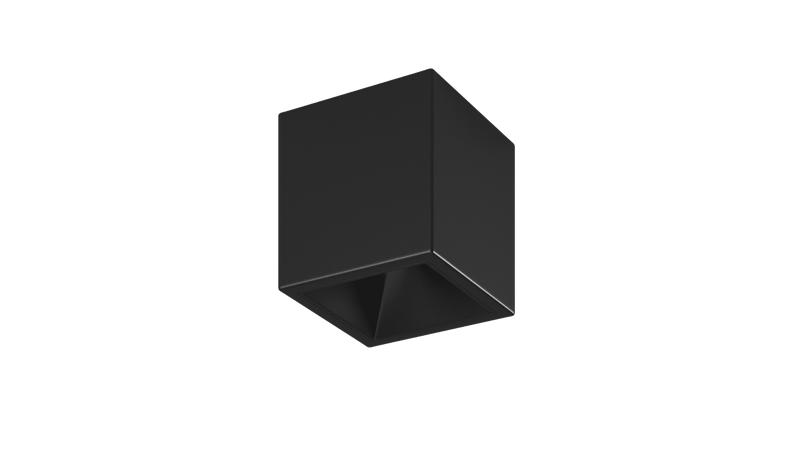 светильник светодиодный потолочный накладной dl-spl 18вт ip20 нейтрал. бел. 4000к черн. designled 00-00005429 от BTSprom.by