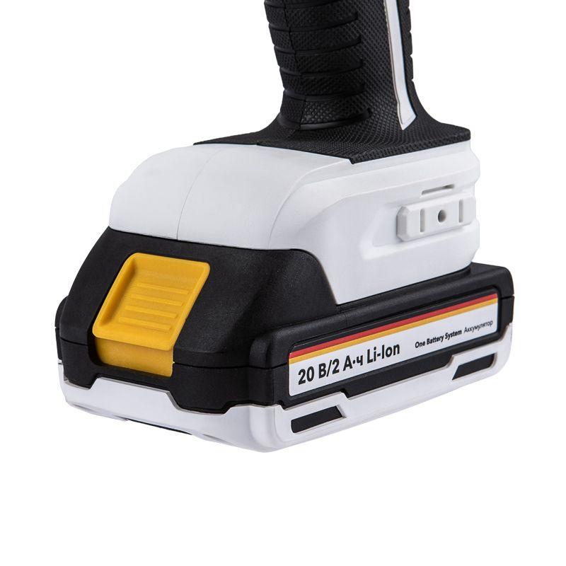  Дрель-шуруповерт аккумуляторная бесщеточная Li-Ion 20В 55Нм (кейс 2 аккум. 2А.ч) Kranz KR-PT-055 фото в каталоге от BTSprom.by