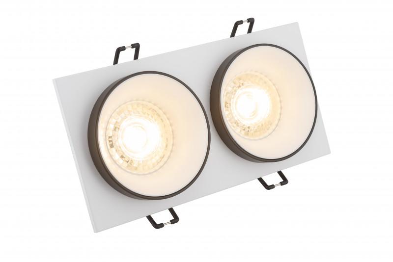  Светильник 50Вт GU10 IP20 встраив. алюм. черн. DENKIRS 598763 фото в каталоге от BTSprom.by