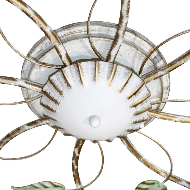  Светильник "Флорин" 181 (Плафон 62333) НПБ 01-8х60-101 Е14 ИУ бел. зол. Элетех 1005404181 фото в каталоге от BTSprom.by