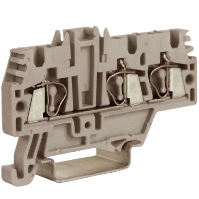 зажим проходной hmm.2/1+2gr 2.5кв.мм сер. dkc zhm510gr от BTSprom.by