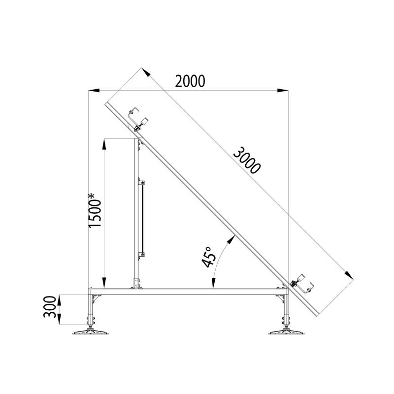  Конструкция опорная для установки солнечной панели/коллектора TECHNORAPTOR FOOT HD КМ TR0281 фото в каталоге от BTSprom.by