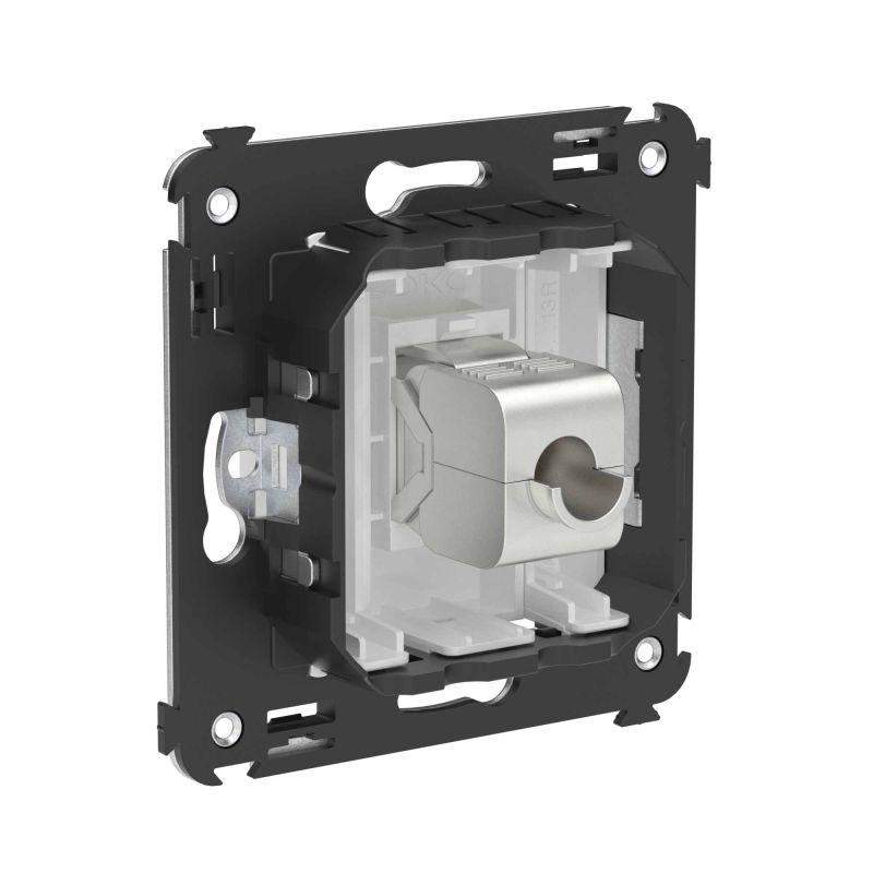  Розетка компьютерная 1-м СП Avanti "Белое облако" RJ45 кат.6 без шторок экранир. механизм DKC 4400793 фото в каталоге от BTSprom.by