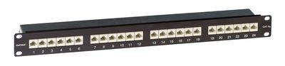 патч-панель экранированная 19дюйм 1u кат.6а rj45 lsa 24 порта dkc rn6appf241bk от BTSprom.by