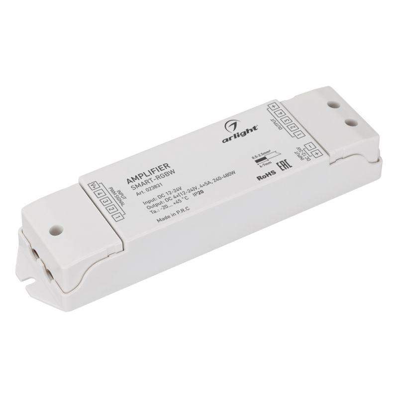 усилитель smart-rgbw 4х5а ip20 12-24в пластик arlight 023831 от BTSprom.by