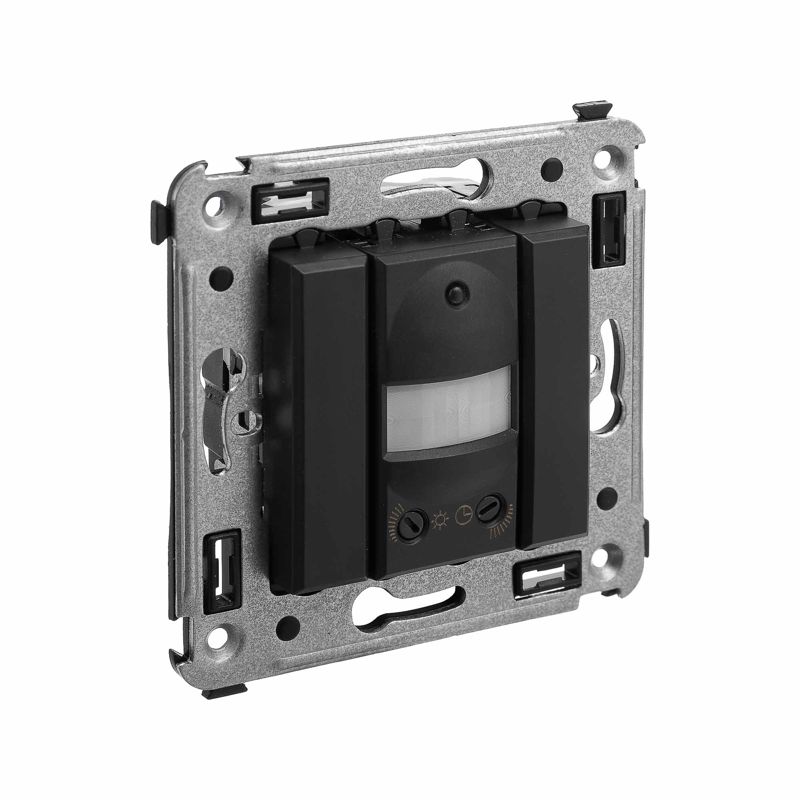  Датчик движения СП Avanti "Черный матовый" DKC 4412143 фото в каталоге от BTSprom.by