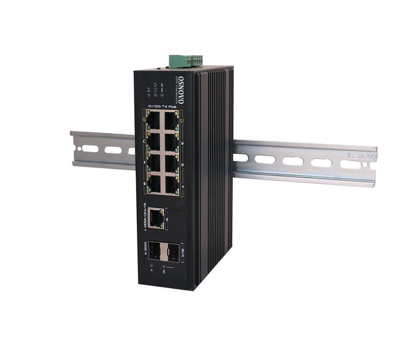 коммутатор промышленный poe sw-60812/i на 11 портов osnovo 13573 от BTSprom.by
