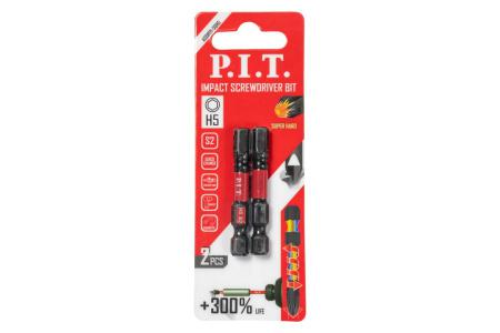 бита ударная магнитная h5х50мм impact торсионная зона (уп.2шт) p.i.t. asdr01-50h5 от BTSprom.by