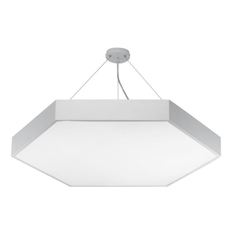 светильник светодиодный geometria hexagon spo-122-w-40k-066 66вт 4000к 4800лм ip40 800х800х80 бел. подвесной эра б0050552 от BTSprom.by