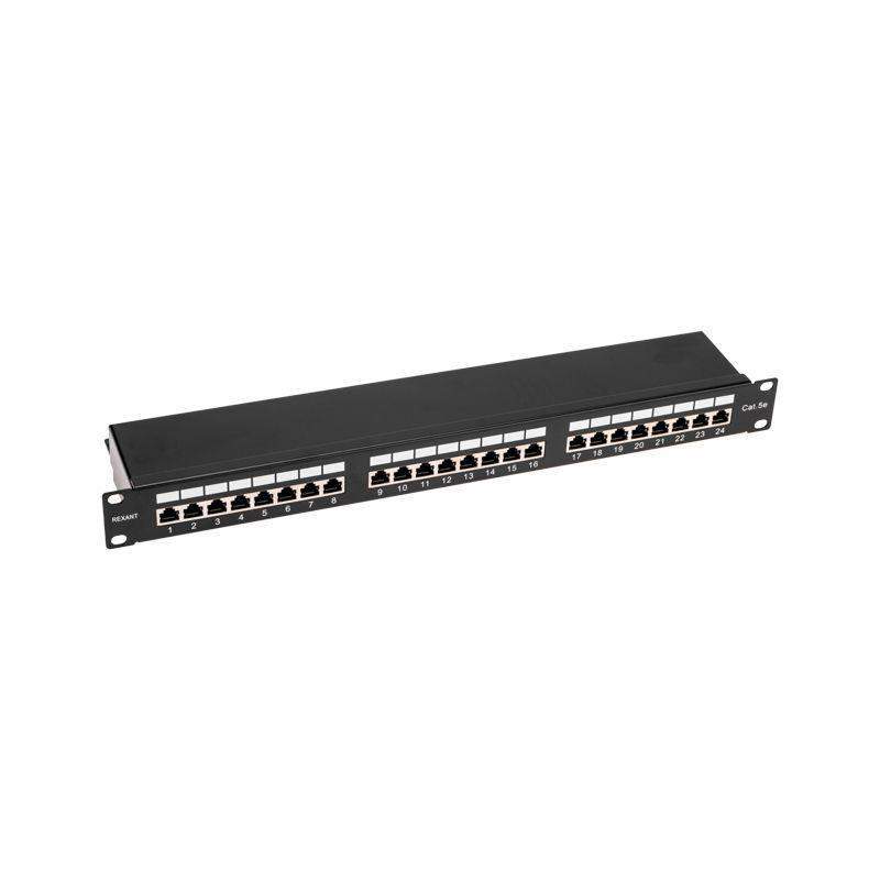 панель коммутационная 19дюйм 1u 24 порта f/utp rj-45 cat 5e pro rexant 02-0041 от BTSprom.by