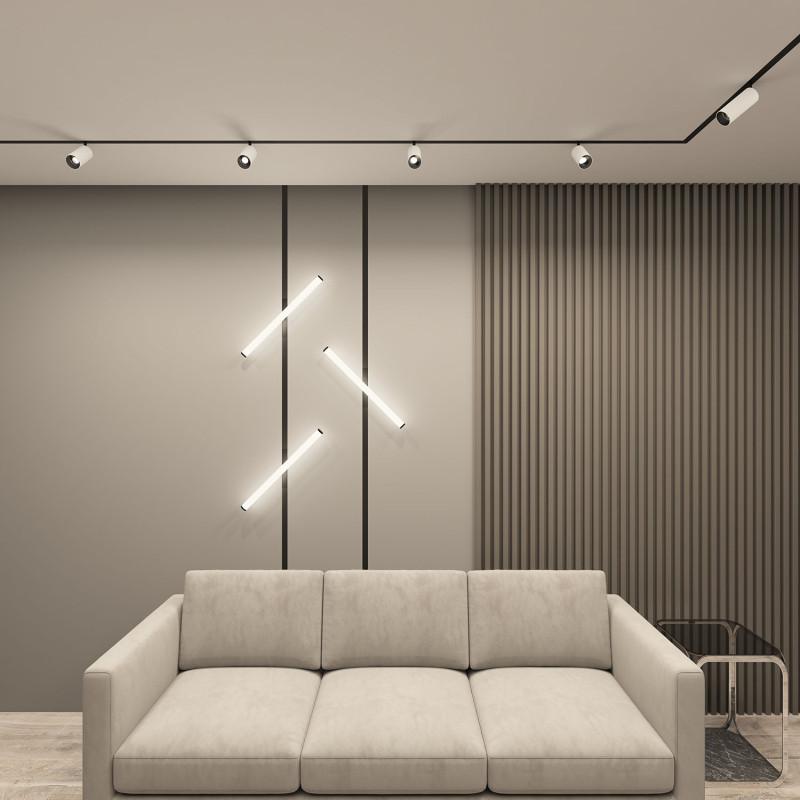  Светильник SMART SPOT 20Вт 3000К-6000К DIM акцентный алюм. черн. с бел. DENKIRS 717190 фото в каталоге от BTSprom.by