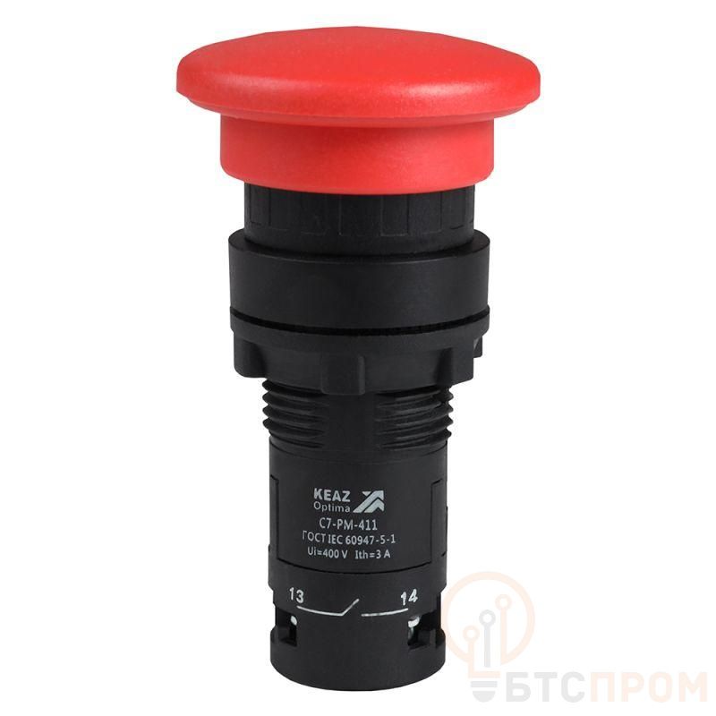 Кнопка грибовидная OptiSignal Compact D22 С7-PM-411 красн. 1НО+1НЗ КЭАЗ 362126 фото в каталоге от BTSprom.by  Кнопка грибовидная OptiSignal Compact D22 С7-PM-411 красн. 1НО+1НЗ КЭАЗ 362126 фото в каталоге от BTSprom.by