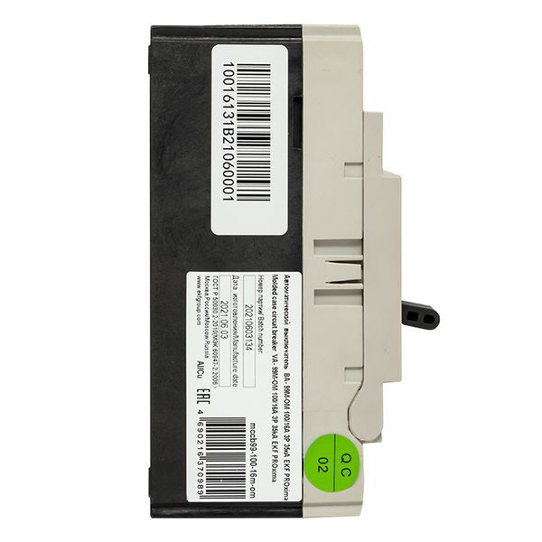  Выключатель автоматический 3п 100/ 16А 35кА ВА-99М РМРС PROxima EKF mccb99-100-16m-om фото в каталоге от BTSprom.by