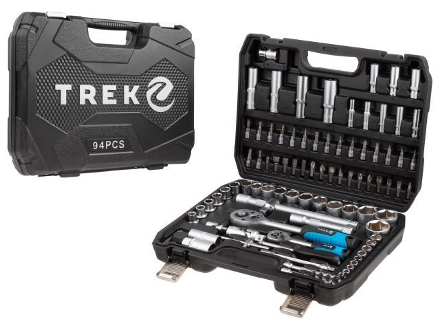 набор головок и бит 94пр. trek (1/4", 1/2", 6 граней) tr13094 от BTSprom.by