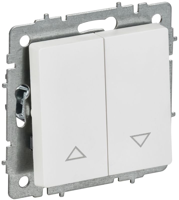 выключатель жалюзи сп brite вс10-1-5-браб 10а механизм арктич. бел. iek br-v15-0-10-k91 от BTSprom.by