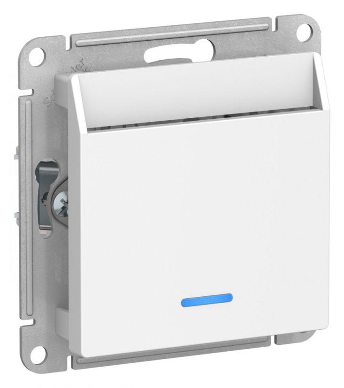  Выключатель карточный СП AtlasDesign 10А IP20 без задержки времени механизм бел. SE ATN000167 фото в каталоге от BTSprom.by