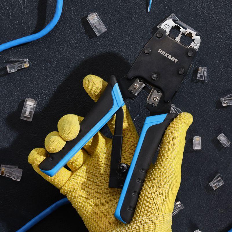  Инструмент для обжима телефонный 8P-8C 6P-4C Rexant 12-3434-1 фото в каталоге от BTSprom.by