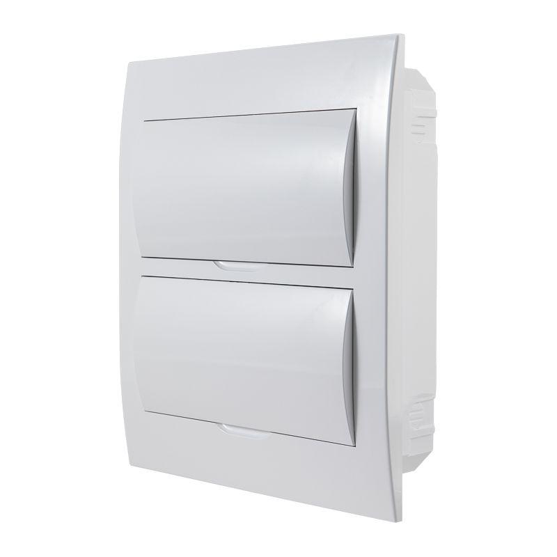  Бокс ЩРВ-П-24 IP41 пластик. бел. (бел. дверца) Rexant 11-0225 фото в каталоге от BTSprom.by