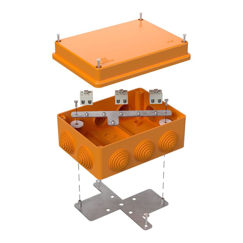 коробка огнестойкая оп 40-0310-fr1.5-6 е15-е120 150х110х70 промрукав 40-0310-fr1.5-6 от BTSprom.by