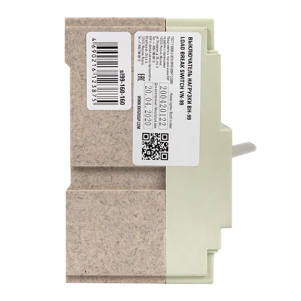  Выключатель нагрузки 3п ВН-99 160/160А EKF sl99-160-160 фото в каталоге от BTSprom.by