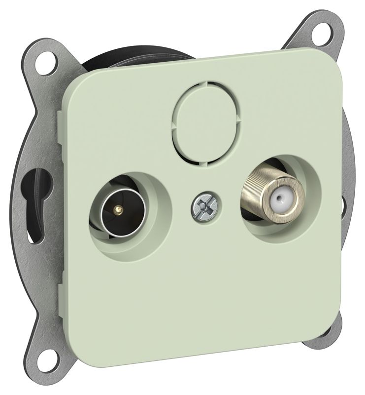 розетка проходная tv/sat 2-м сп flite ртвс-2-1-2-флп экранир. механизм панг iek fi-af23-p-k92 от BTSprom.by