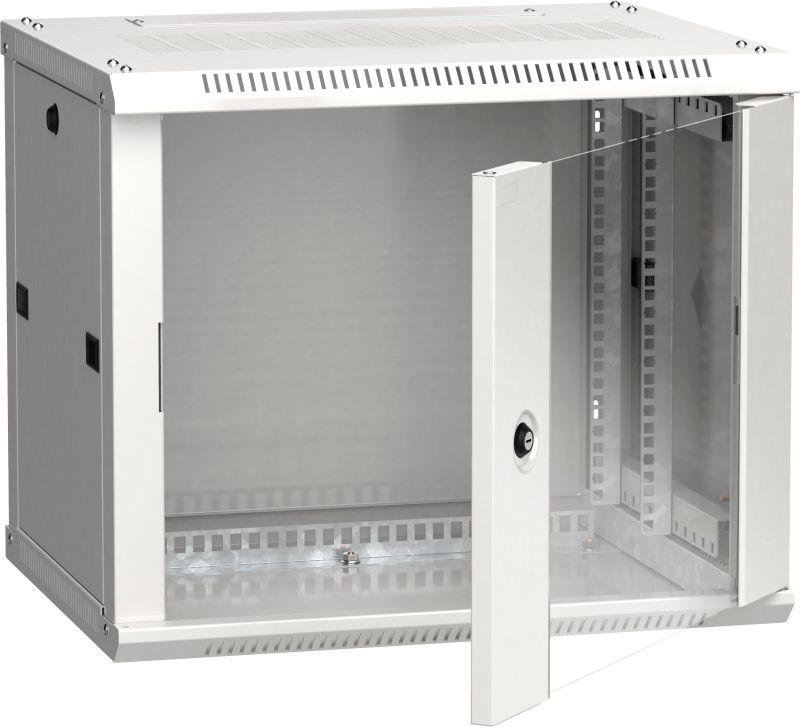 шкаф 19дюйм linea w 6u 600х450мм настен. стекл. дверь ral7035 itk lwr3-06u64-gf от BTSprom.by