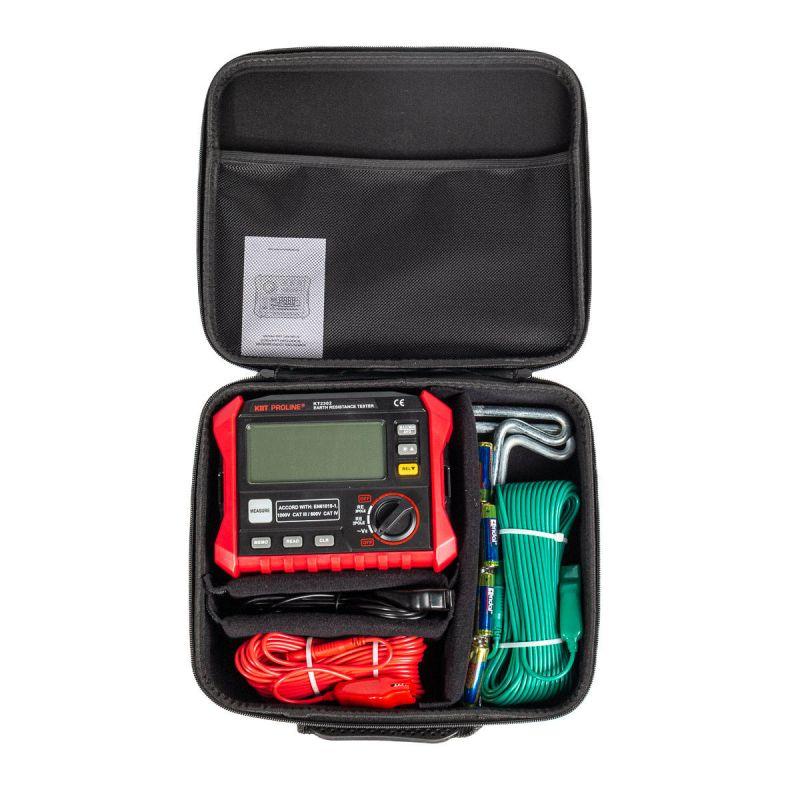  Измеритель сопротивления заземления цифровой KT 2302 "PROLINE" КВТ 87240 фото в каталоге от BTSprom.by
