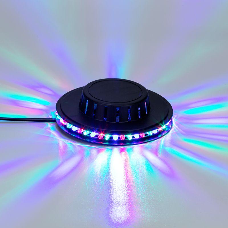диско-лампа светодиодная "летающая тарелка" 48 led 230в черн. neon-night 601-260 от BTSprom.by