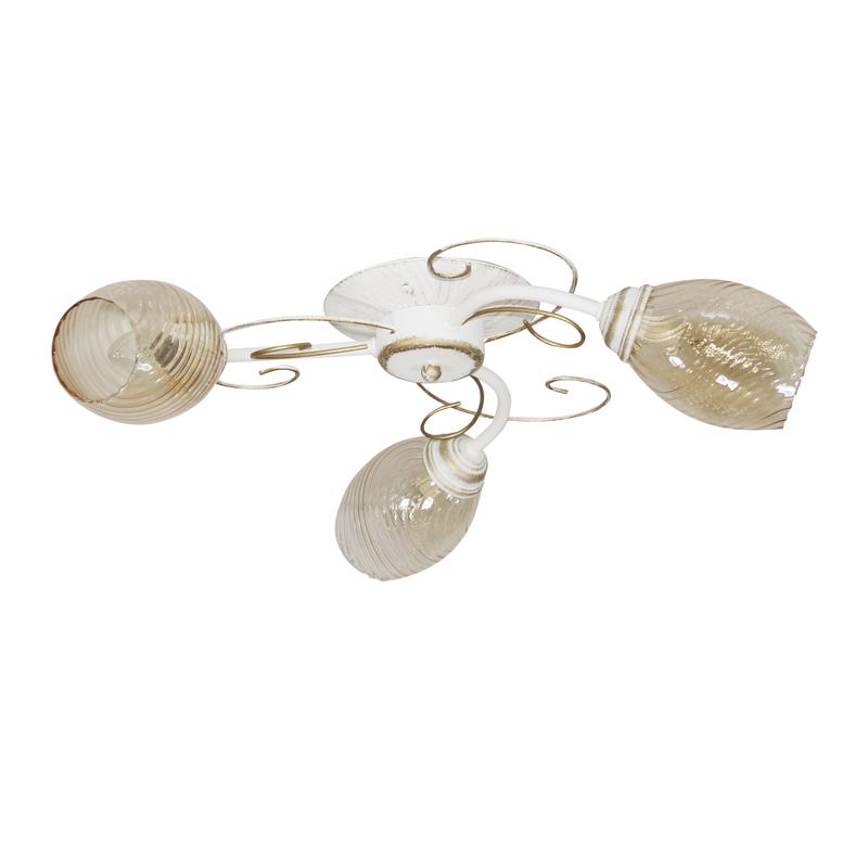 светильник "сюита" 131 (плафон 8264) нпб 01-3х60-166 e14 (им) потолочн. бел. муар./зол. элетех 1005405440 от BTSprom.by