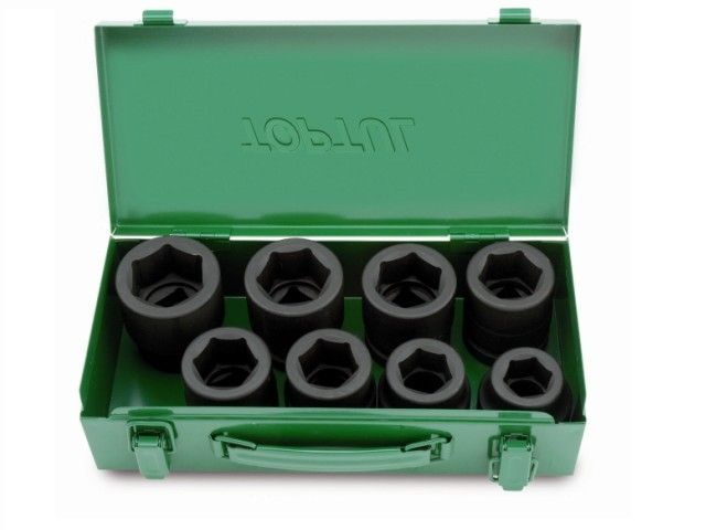 набор головок ударн. 1" 24-41мм 6гр. 8шт toptul gdad0803 от BTSprom.by