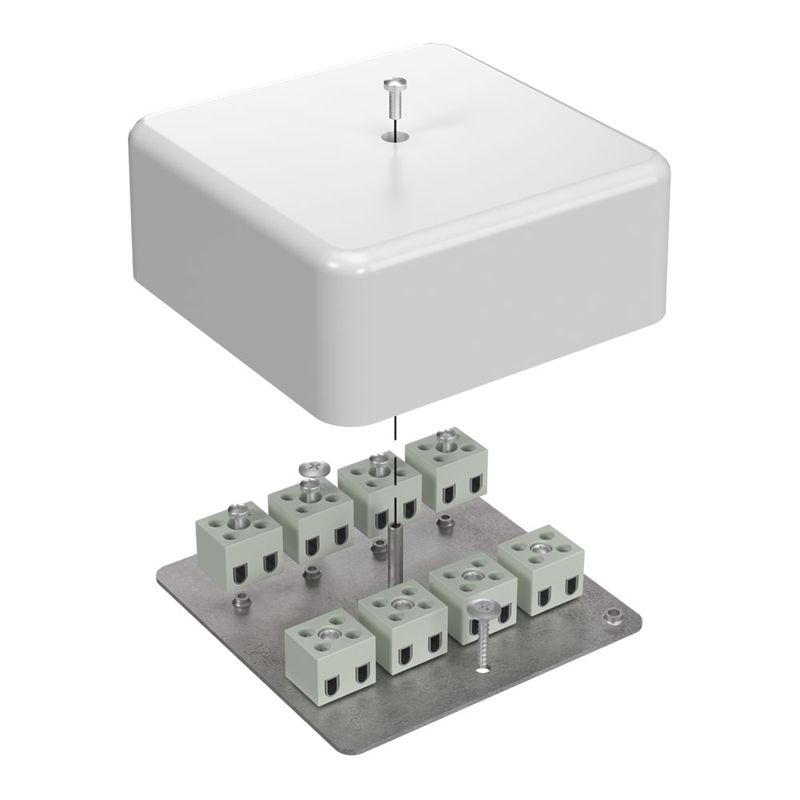 коробка огнестойкая для кабель-канала 40-0470-fr6.0-16 е15-е120 103х103х45 промрукав 40-0470-fr6.0-16 от BTSprom.by