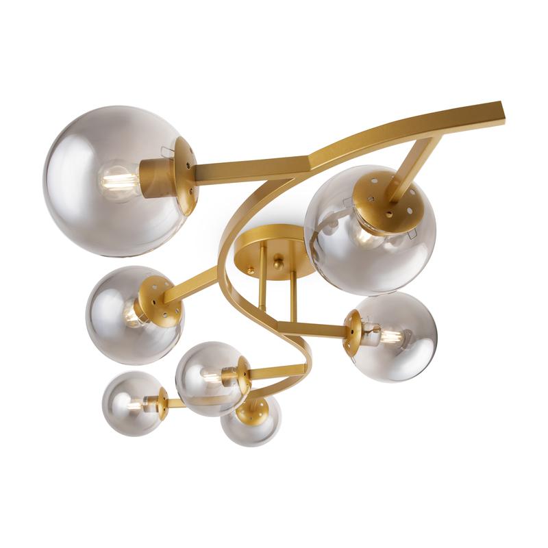  Люстра Bubbles 40Вт E27х7 IP20 Freya FR5162PL-07G фото в каталоге от BTSprom.by