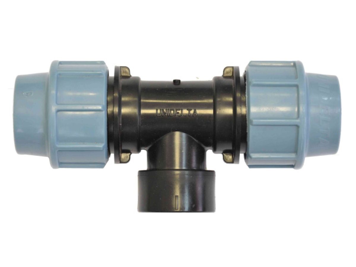 тройник пэ вн. 20х3/4" unidelta (для пэ (полиэтиленовых) труб) 1007020003001 от BTSprom.by