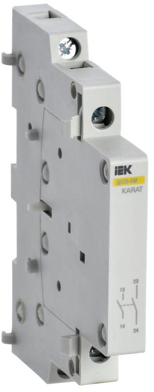 контакт дополнительный дк20-км 2но karat iek mkk00d-dk-20 от BTSprom.by